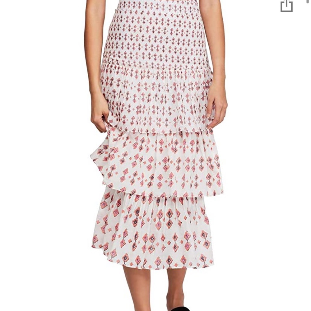 NWT FREE PEOPLE MACADAMIA COMBO SKIRT SIZE 12